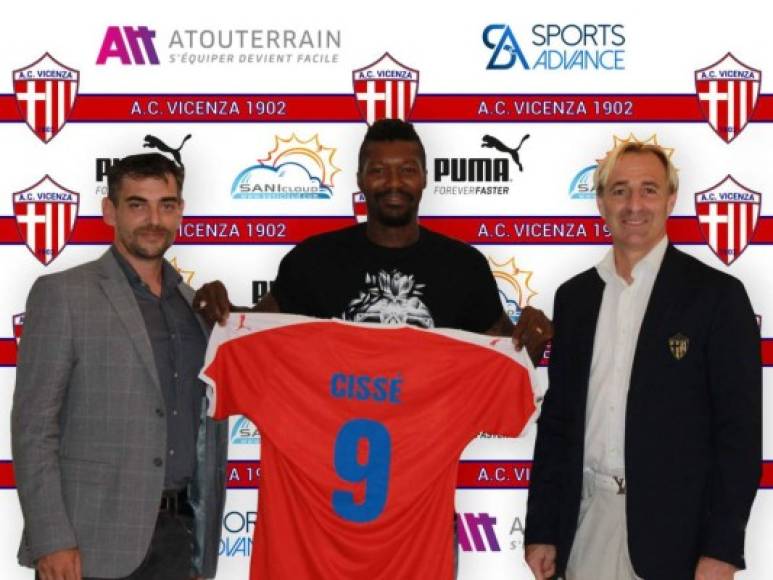 Djibril Cissé ficha por el AC Vicenza 1902 italiano. El equipo, segundo de la ciudad, probablemente saldrá en la Serie D. A sus 37 años, es el decimotercer equipo en la carrera del delantero francés.