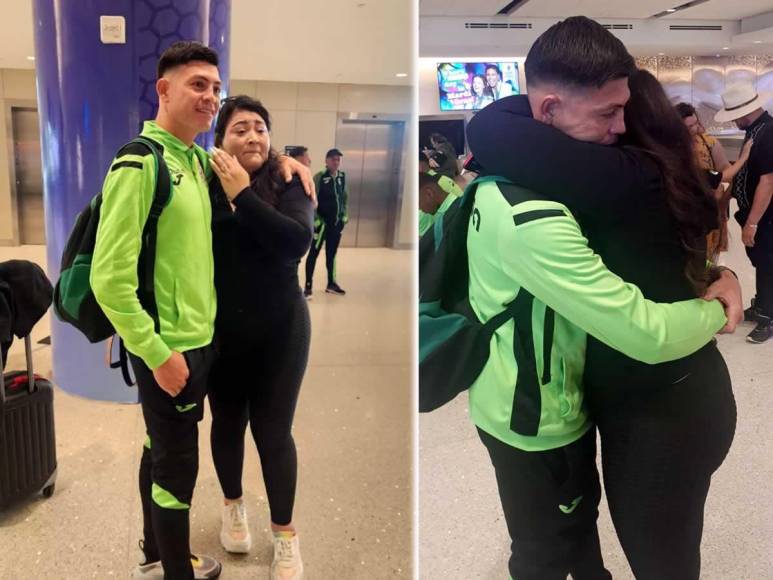 El futbolista del Marathón, Francisco ‘Chelito’ Martínez, se reencontró con su hermana después de muchos años de no verla y vivió un momento muy emotivo a su llegada a Estados Unidos.