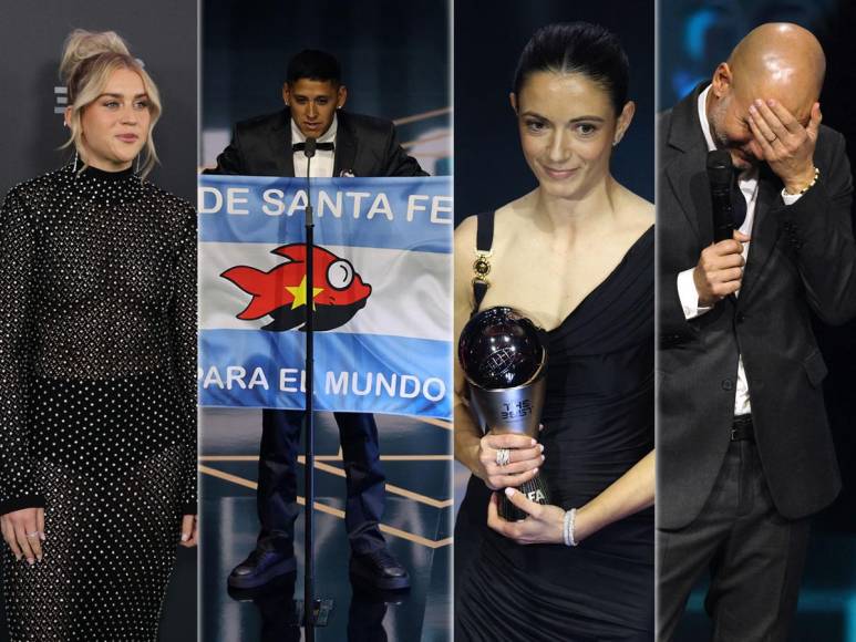 Las imágenes que nos dejó la Gala de los premios The Best 2023 de la FIFA en Londres, donde se coronó a los mejores deportistas del año 2023 con la sorpresa que dio Lionel Messi.