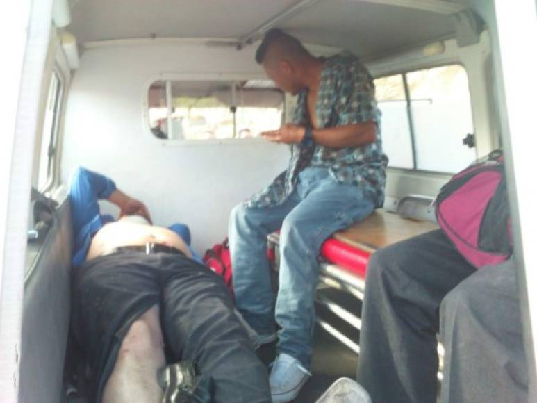 El bus iba de la colonia Divina Providencia hacia Comayagüela cuando se registró el accidente.