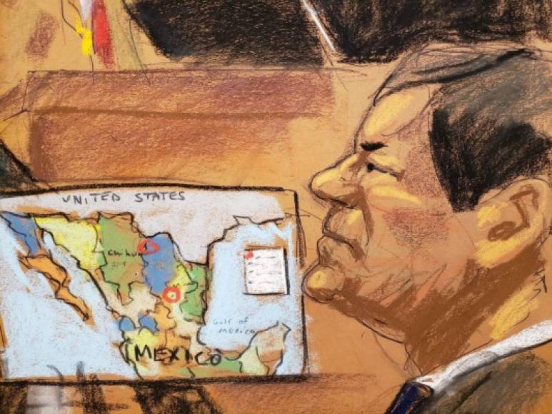 Fiscalía de EEUU muestra en juicio foto del Chapo bailando con una mujer