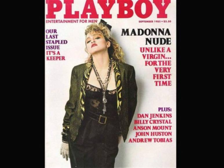 Madonna en 'Playboy' de 1985.