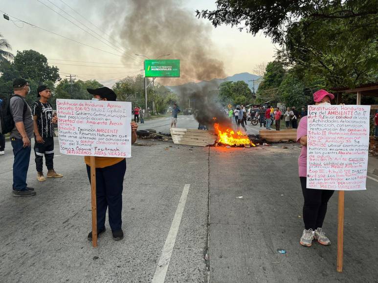 Pobladores de dicho sector demandaron respeto a las áreas verdes de la zona. 