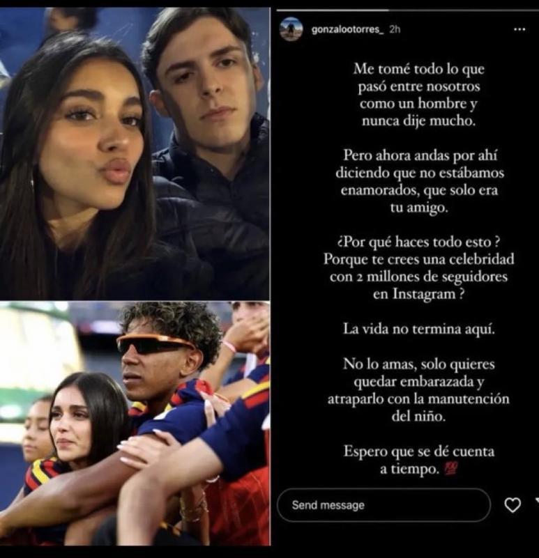 Lamine Yamal recibe fuerte advertencia sobre su novia Inés García
