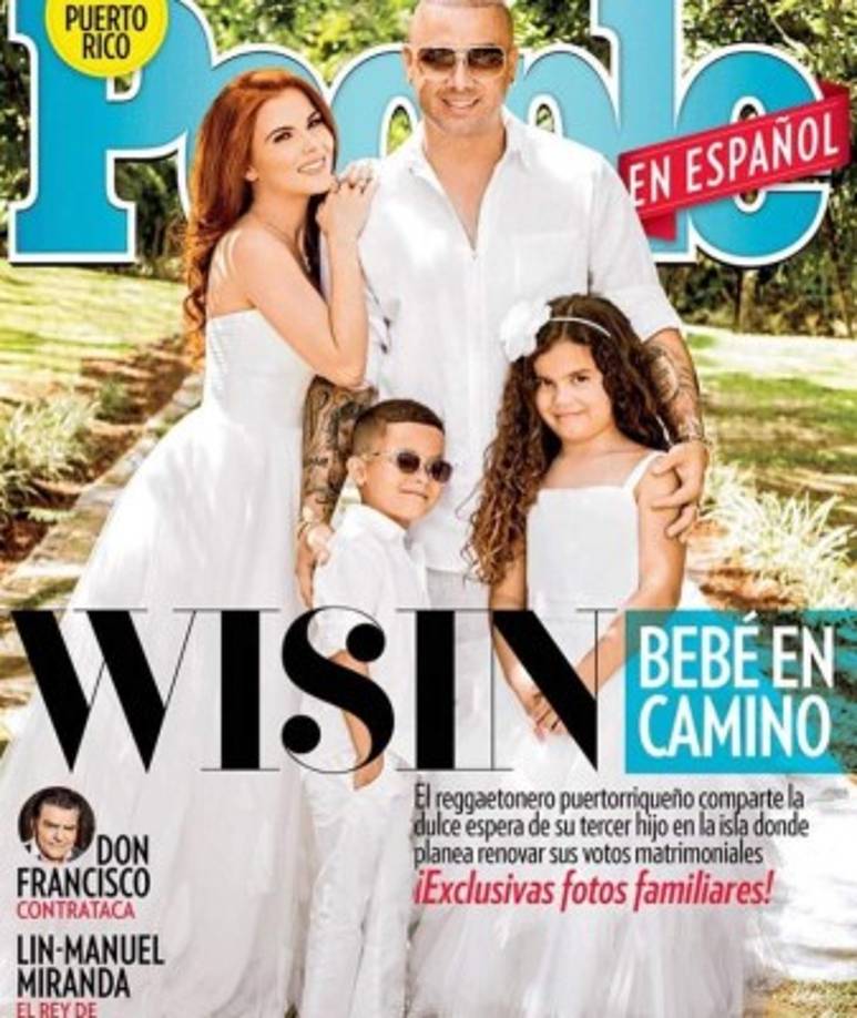 'Aprovechamos la oportunidad para agradecerles por todas las muestras de cariño que hemos recibido', aseguró Wisin, quien desde que hizo público el padecimiento de la nenita ha recibido una lluvia de mensajes de apoyo de amigos y colegas por medio de las redes sociales.