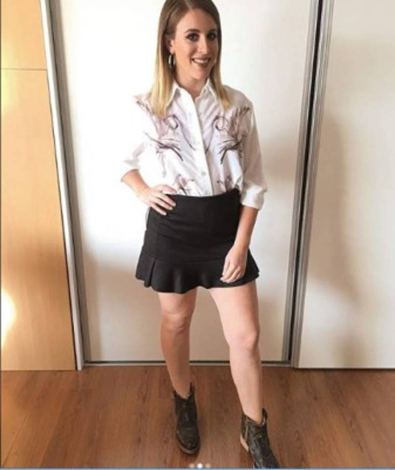 La actriz, cantante y presentadora, a sus 23 años se ha mantenido en el mundo del espectáculo .