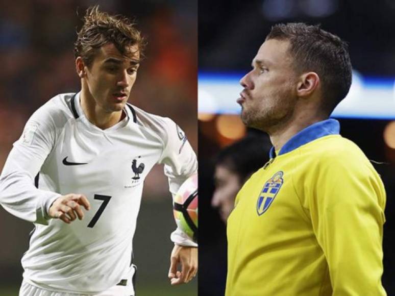 Francia - Suecia: Viernes 11 de noviembre, duelo de clasificación de la Uefa rumbo al Mundial de Rusia 2018. A la 1:45 pm, hora hondureña.