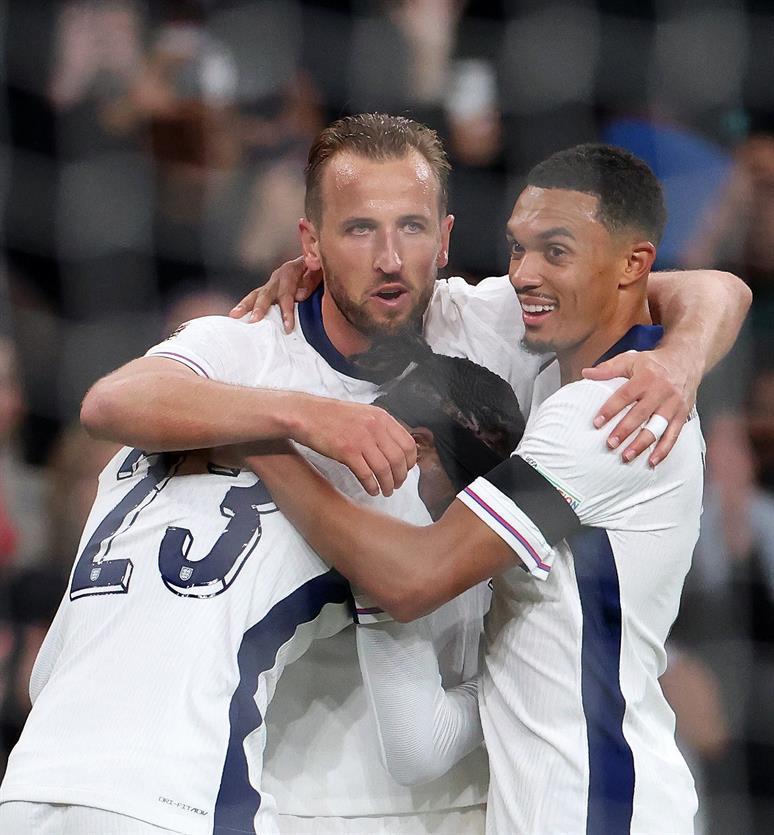 Harry Kane jugó su partido 100 con la Selección de Inglaterra.