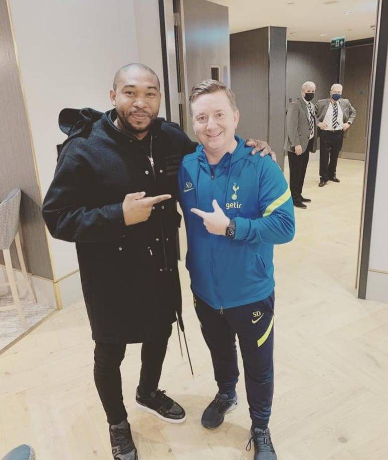 En el Tottenham recuerdan con mucho cariño a Wilson Palacios y así se lo hicieron ver en el viaje que hizo el hondureño a inicios de febrero.