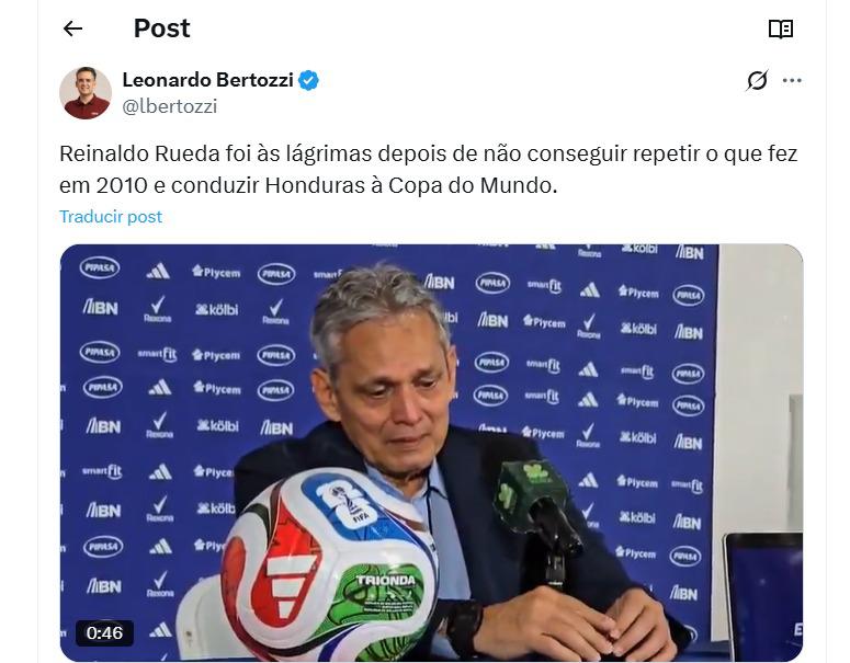 Asombro por llanto de Rueda tras debacle de Honduras; Faitelson causó revuelo