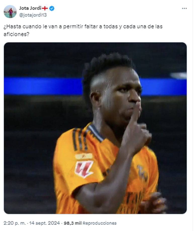 En redes sociales mostraron su enfado por la celebración del brasiileño. 