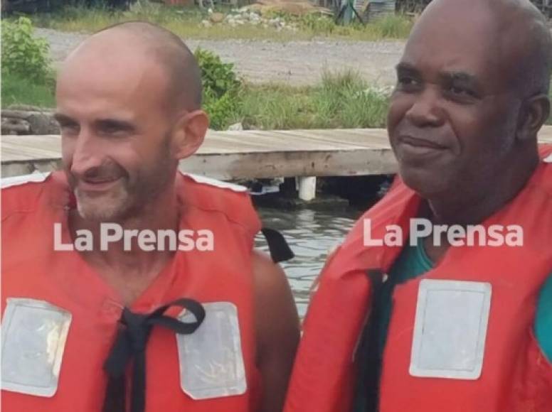 Fueron rescatados por elementos de la Fuerza Naval de Guanaja.<br/><br/>
