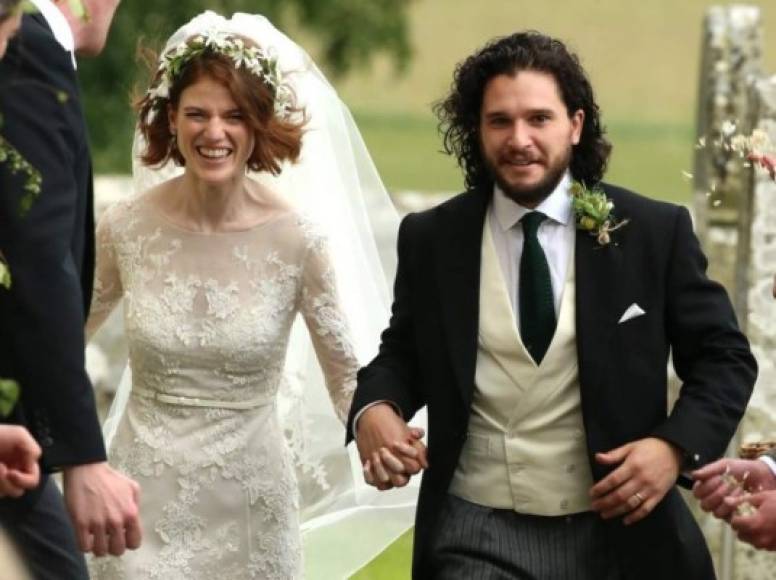 Harington y Leslie se casaron el 23 de junio en un castillo de Escocia que contó la participación de varios protagonistas de la aclamada y galardonada ficción de HBO.