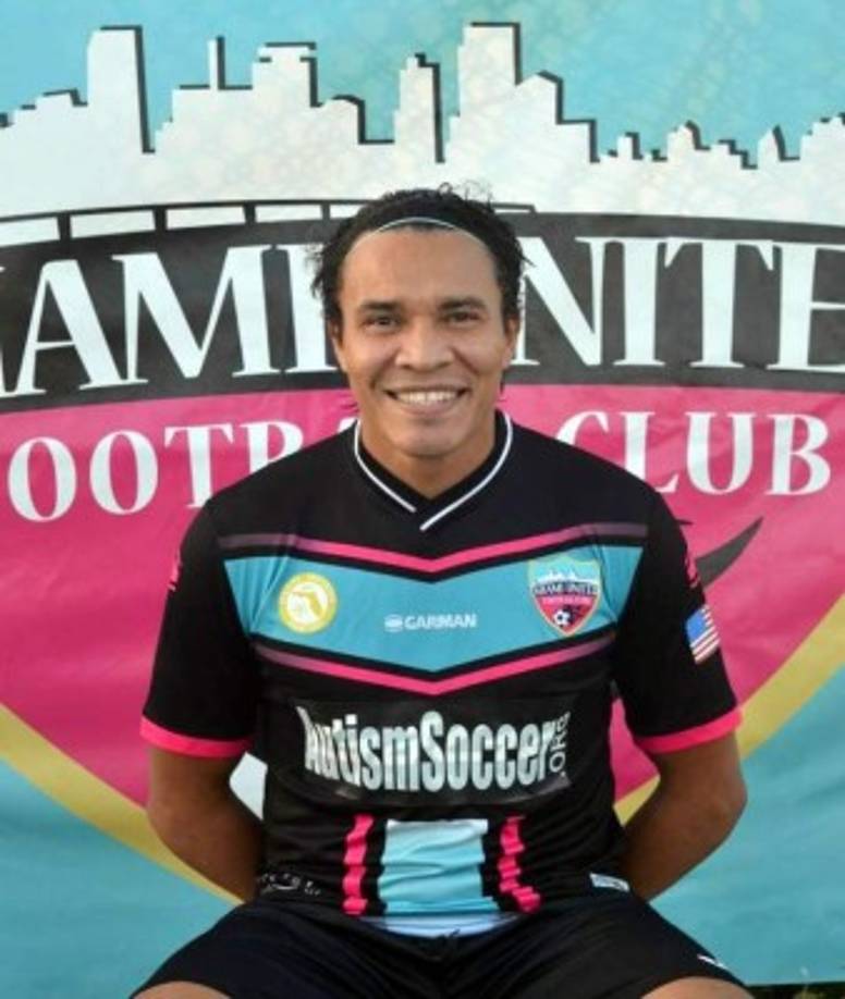 Julio César 'Rambo' de León (36 años) juega actualmente en el equipo Miami United de la cuarta división de Estados Unidos.