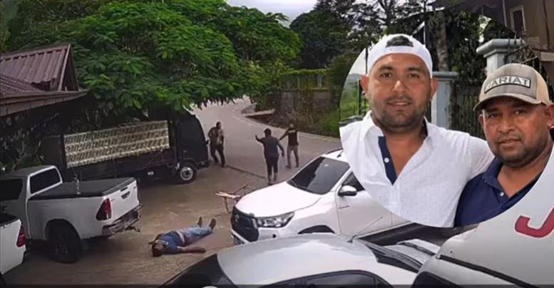 Video brutal del momento en que matan a los hermanos Cuesta en Copán