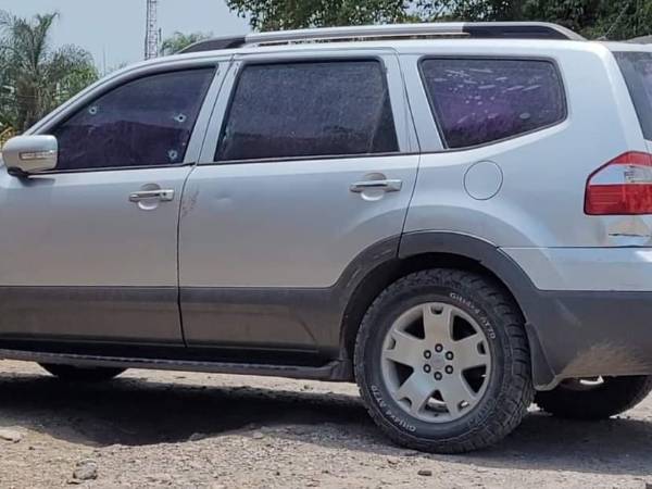 Vehículo en que se conducía Hilbert Bodden.