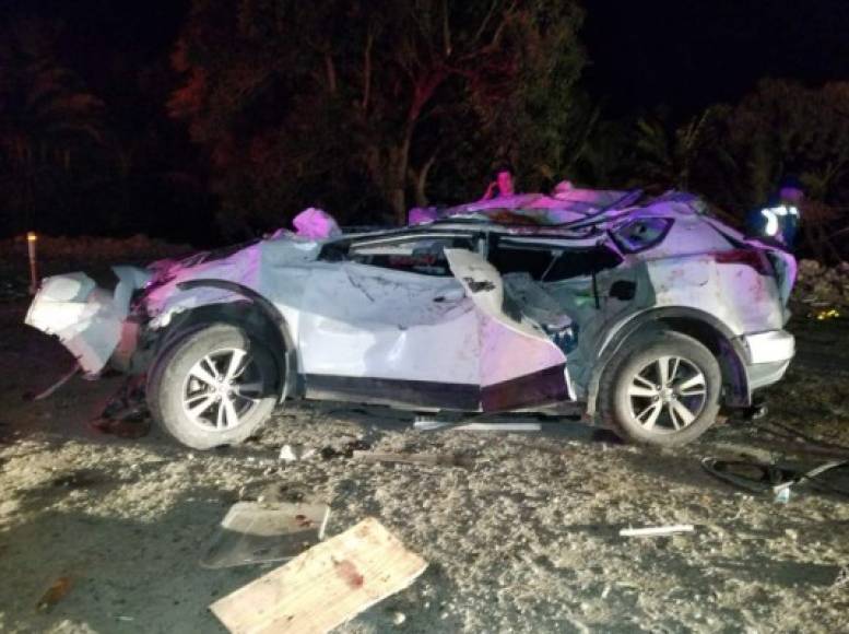 Impactante choque: Seis muertos tras accidente de rastra con tres carros en Comayagua