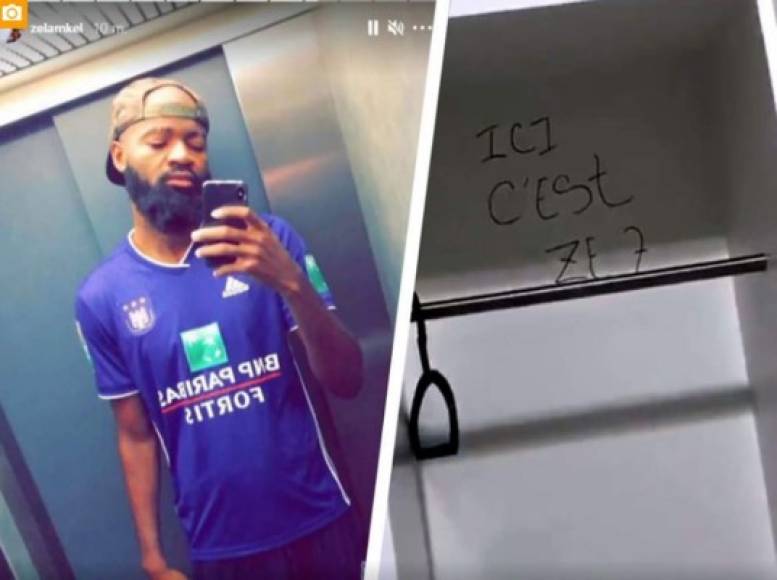 Además, por la tarde Lamkel Zé realizó un entrenamiento con el equipo y al terminar mostró en sus redes sociales cómo había escrito sobre las paredes blancas del vestuario la frase 'Ici C'est' con su firma, lo que se podría traducir como 'Esto es'.