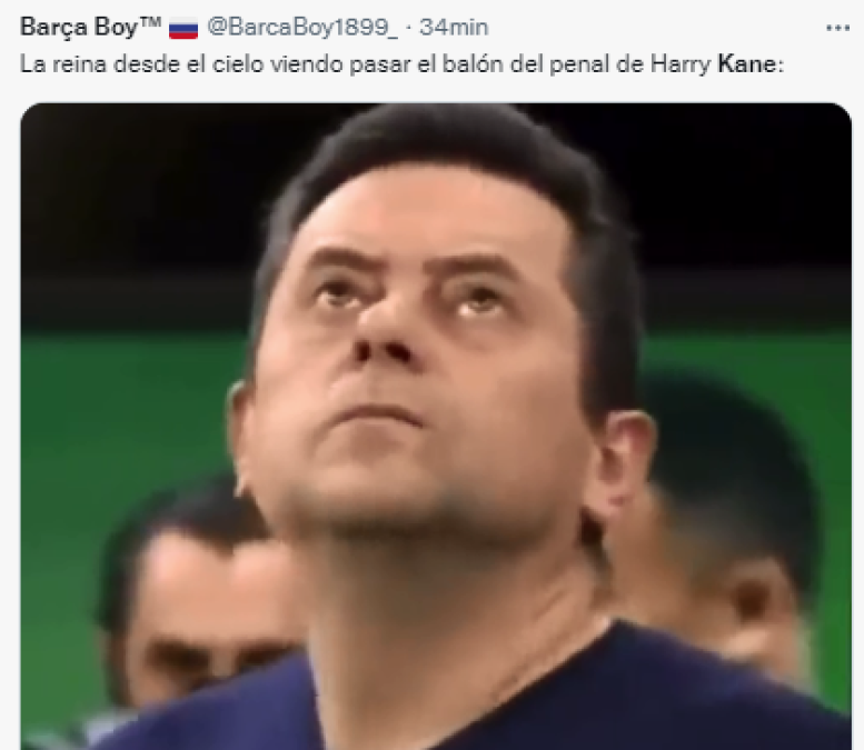 “A la tribuna”: Los jocosos memes a Harry Kane por penal errado