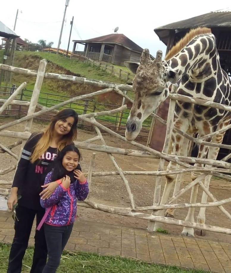 Kenia Granados subió esta foto de hace siete años.