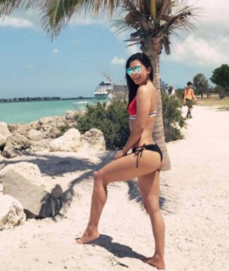 Loren Mercadal, de Televicentro, se la ha pasado a lo grande en Key West, Miami (Estados Unidos).