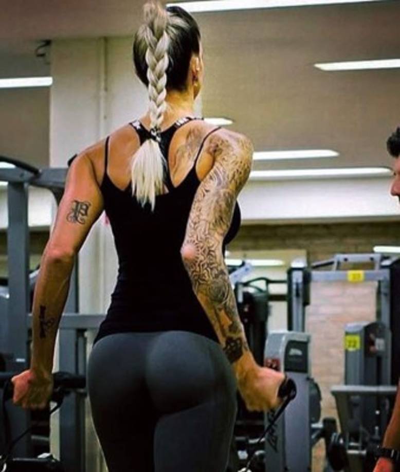 Thaisa dedica horas en el gimnasio para tener ese espectacular cuerpo.