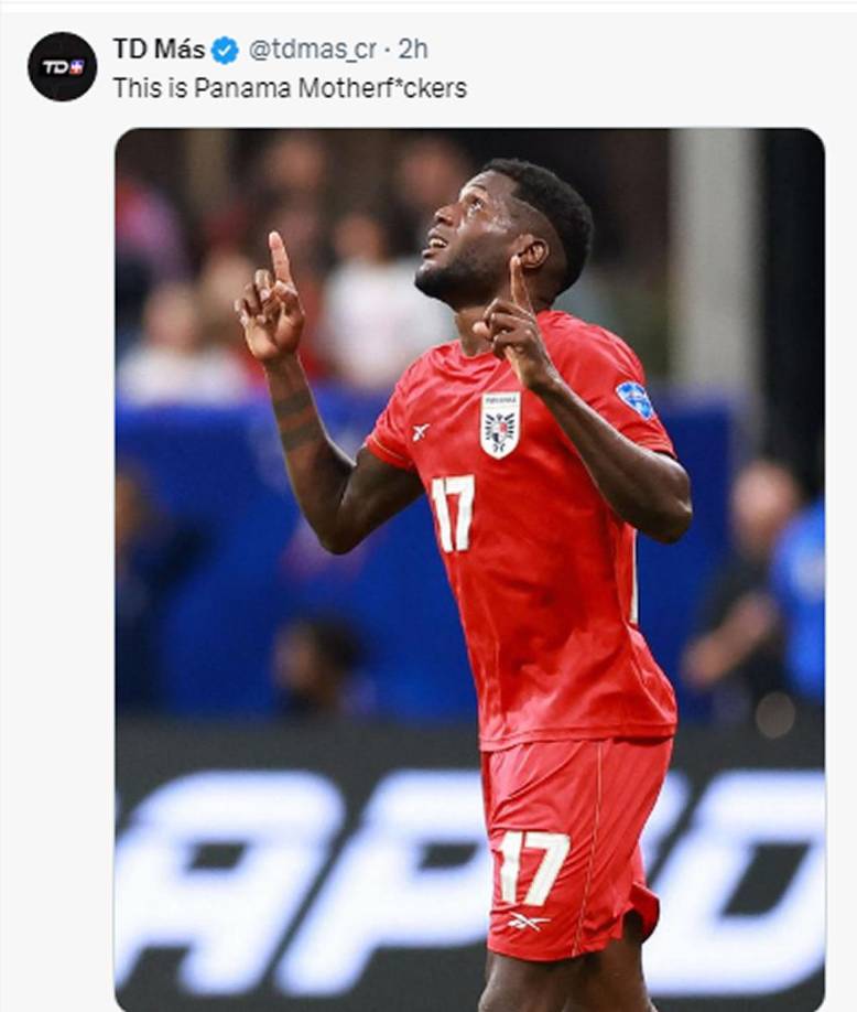 TD Más de Costa Rica fue fiel a su estilo y así destacó el triunfo de Panamá sobre Estados Unidos en la Copa América 2024.