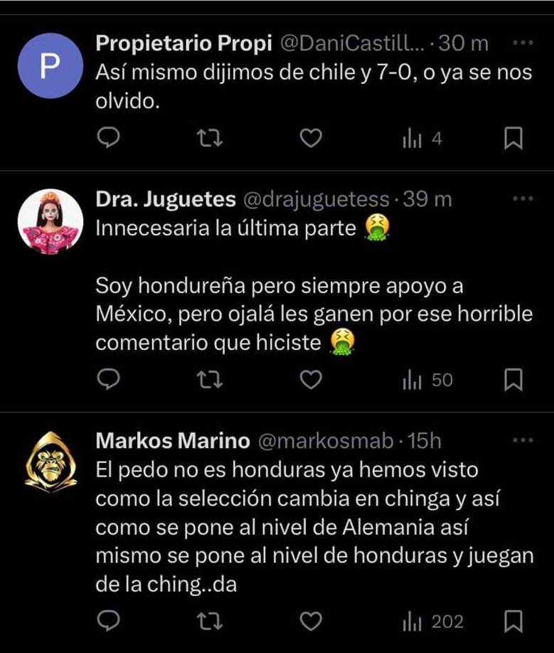 Otro usuario le recordó a Faitelson la paliza que le metió Chile a México por bocazas.