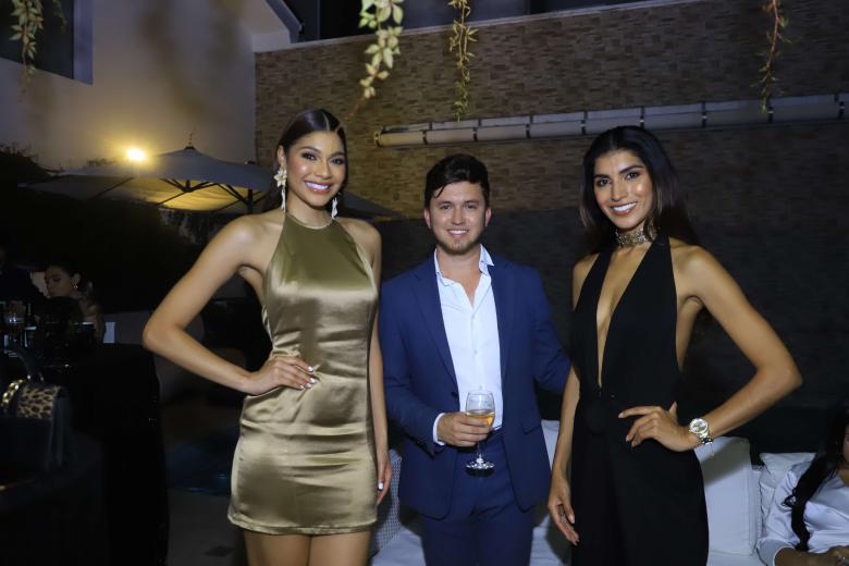 April Tobie, Josué Cover y Rosmery Arauz, figuraron entre los invitados de la gala.