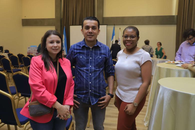 Kenia Paz, Marlon Cerrato y Any Fernández