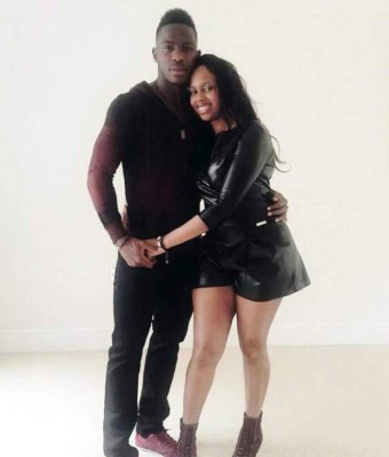 El zaguero hondureño Maynor Figueroa con su chica Sandra Norales.