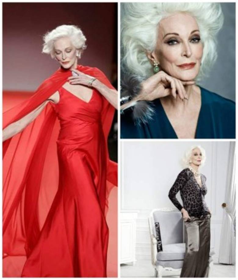 Carmen dell’Orefice – 85 años. La carrera de esta modelo estadounidense empezó aproximadamente en los tiempos de la II Guerra Mundial, cuando tenía 15 años. Desde entonces, no ha dejado de trabajar en lo que más le gusta. De hecho, no es de extrañar que haya entrado en el Libro Guinness de los Récords por ser la modelo con la carrera más larga. <br/>