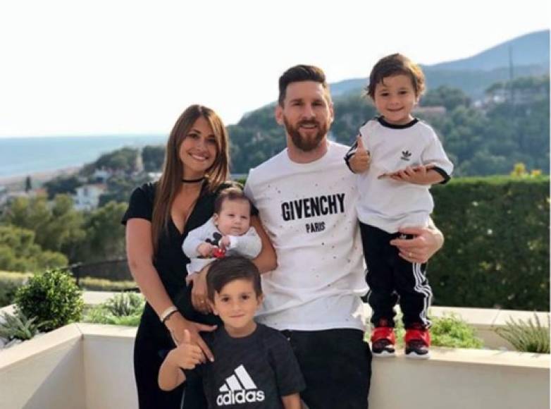 Ahora, Antonella es madre de tres hijos con Messi, Thiago, Mateo y Ciro.