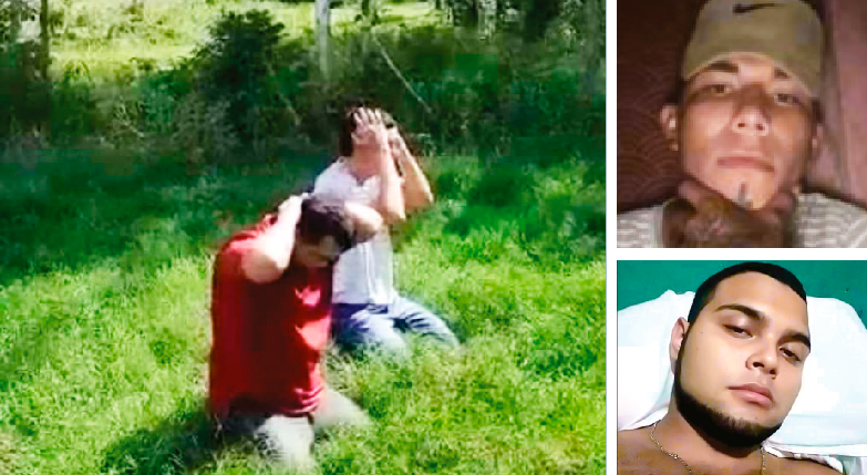 Homicidas graban video mientras asesinan a dos de sus víctimas
