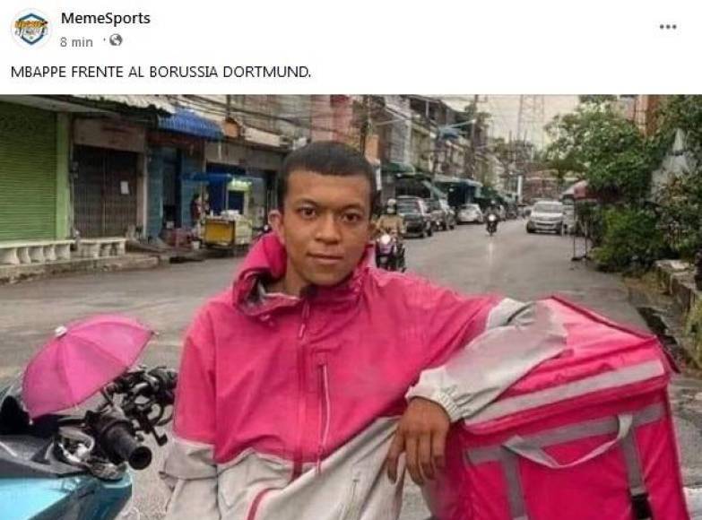 Destrozan a Mbappé: los memes que dejó la eliminación de PSG en Champions