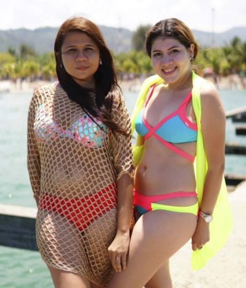 Los balnearios de Francisco Morazán recibieron a chicas de todas las edades.