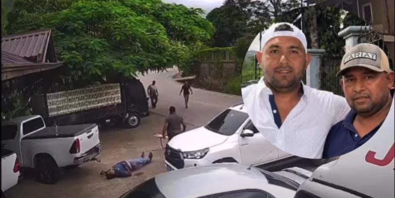 Video brutal del momento en que matan a los hermanos Cuesta en Copán