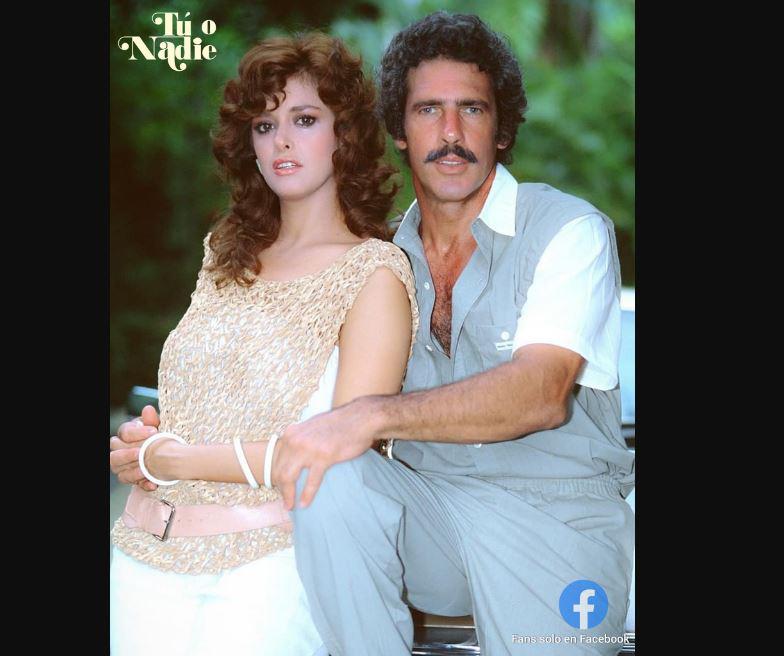 Lucía Méndez y Andrés García protagonizaron la telenovela <i>Tú O Nadie.</i>