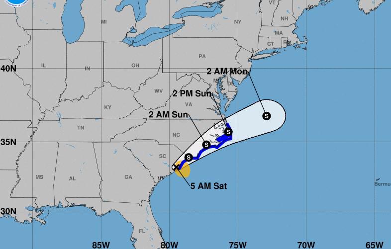 Se forma la tormenta tropical Colin, la tercera en el Atlántico en lo que va de 2022