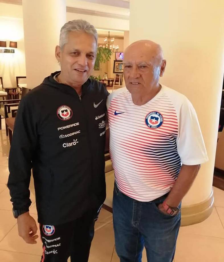 Una imagen con Reinaldo Rueda, el técnico colombiano que llevó a Honduras al Mundial de Sudáfrica 2010.