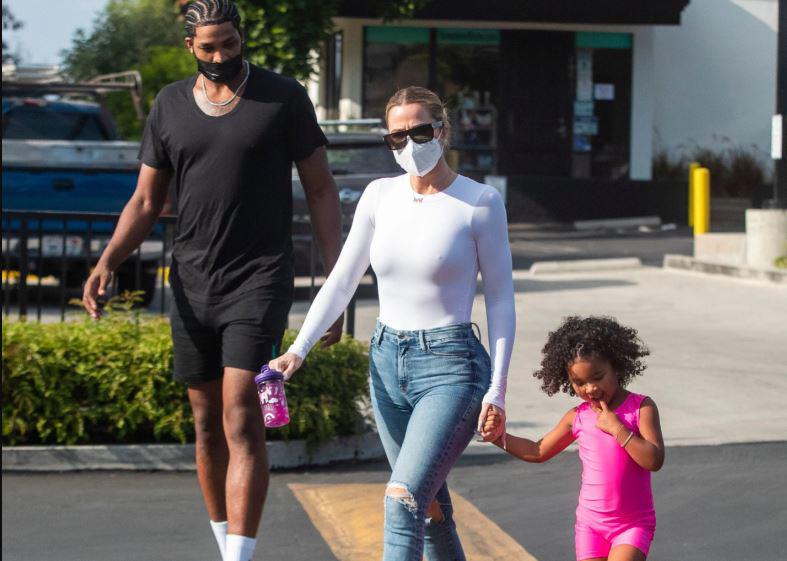 Tristan Thompson le regala cien flores a su hija True tras confirmarse la existencia de su hijo secreto