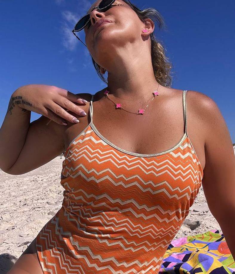 Katia Aveiro se encuentra disfrutando de las playas de Pestana Tróia Eco-Resort &amp; Residence en Portugal.