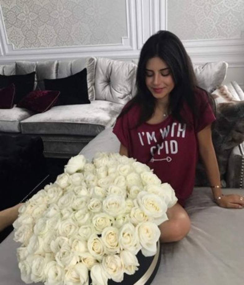 Ella no ha desvelado si algún chico le envía flores.