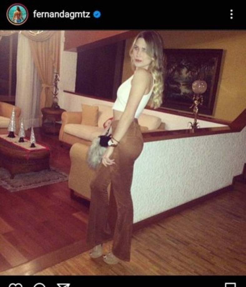 Así lucía unos años atrás la chica que se ha convertido en la esposa del Canelo Álvarez. Foto Instagram fernandagmtz.