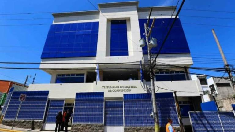 Tribunales en Materia de Corrupción en Tegucigalpa.