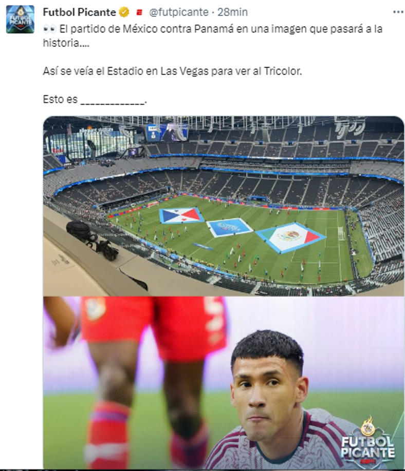 Fútbol Picante: “El partido de México contra Panamá en una imagen que pasará a la historia....”
