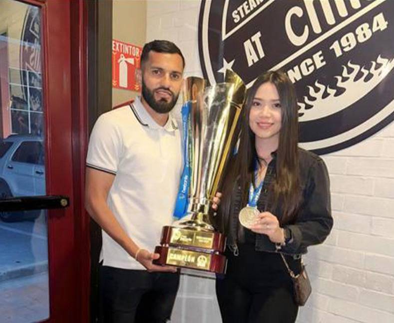 Jorge Álvarez se casó tras título con el Olimpia, ¿quién es su esposa?