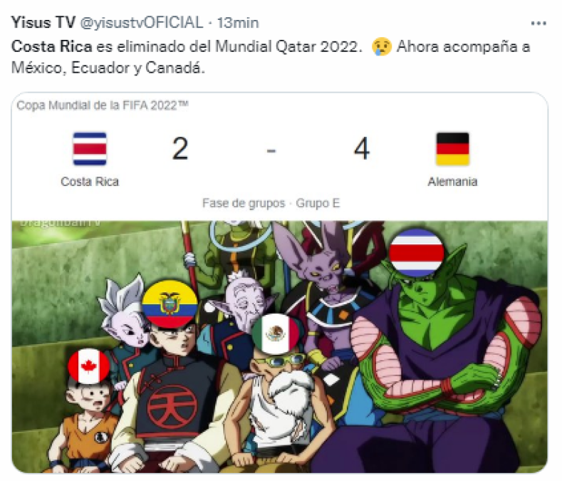 Memes: Burlas para Alemania y Costa Rica tras quedar eliminados