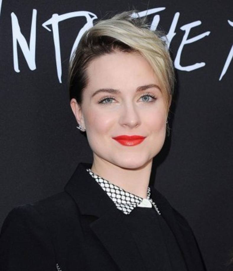 Evan Rachel Wood. La joven actriz Evan Rachel Wood reconoció en Twitter su bisexualidad.