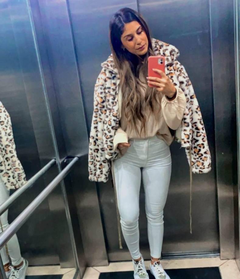 Novia de futbolista argentino deslumbra en Honduras